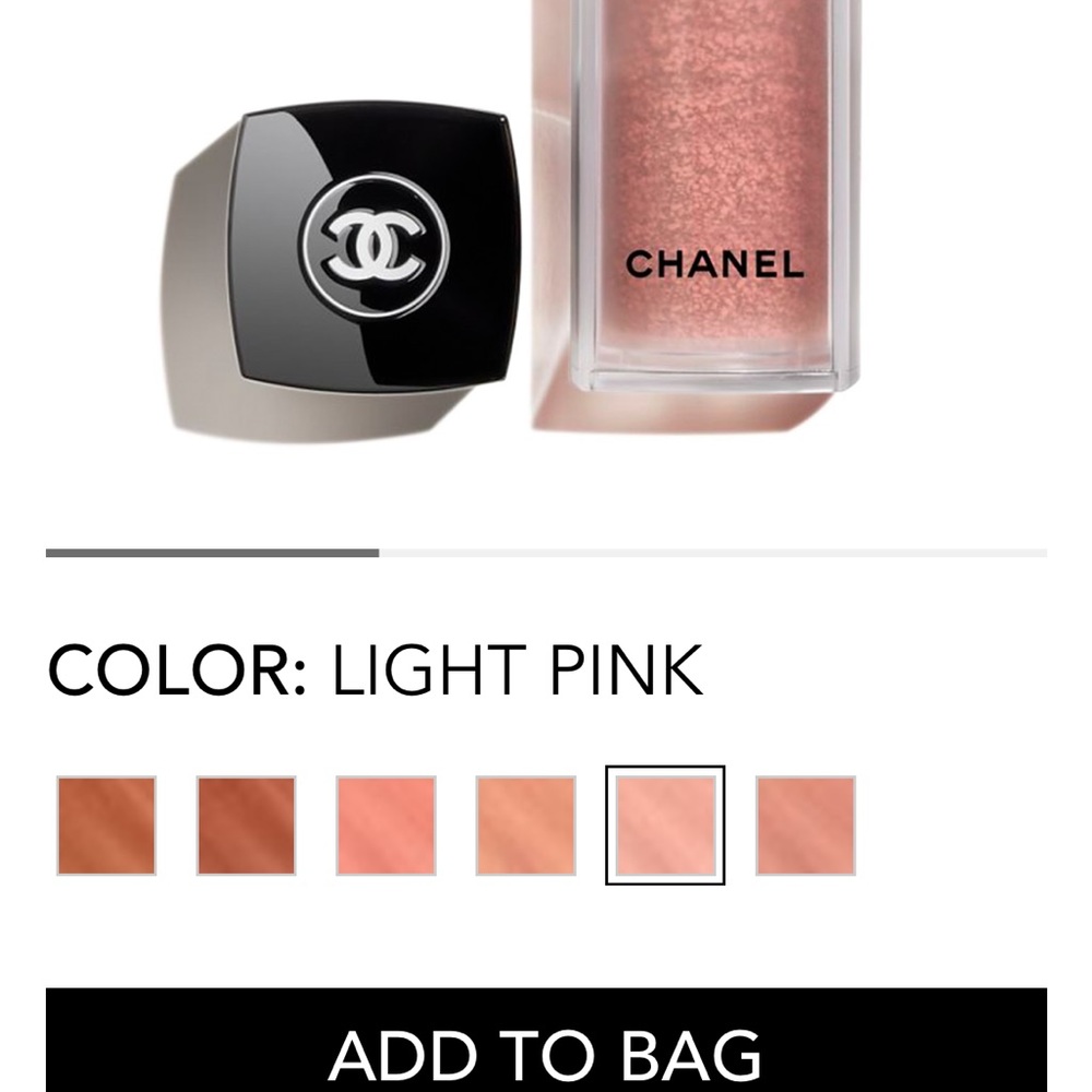 CHANEL LES BEIGES Water-Fresh Tint Travel Size Deep , light pink